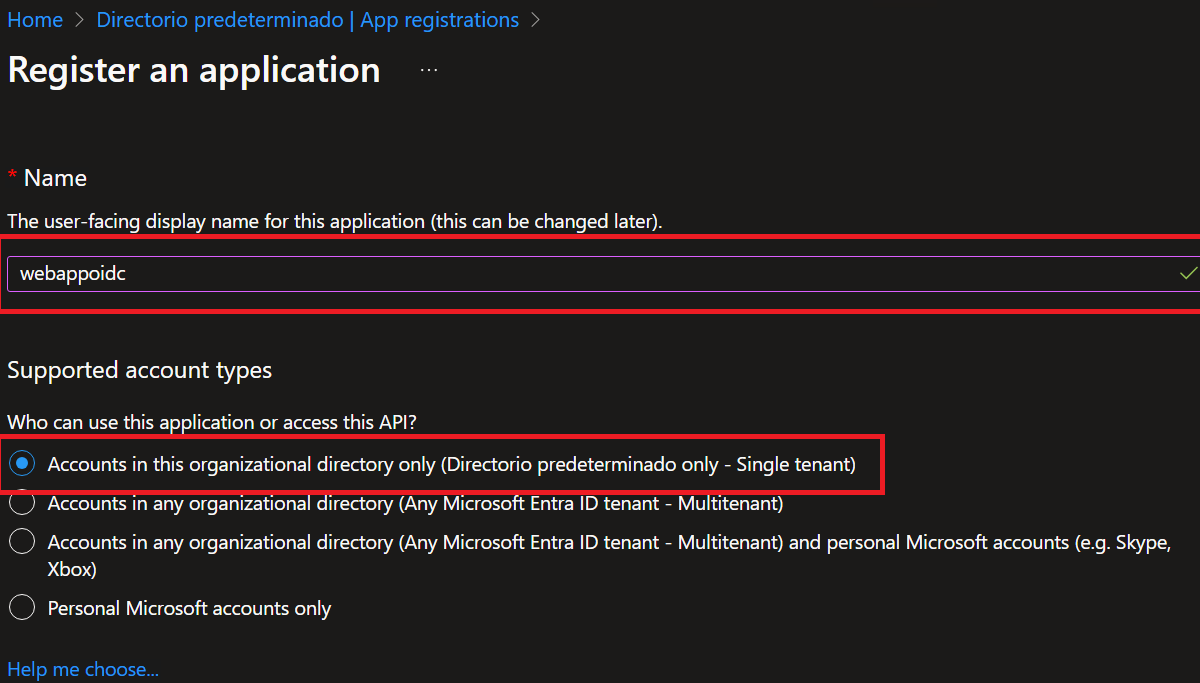 Azure App registrations