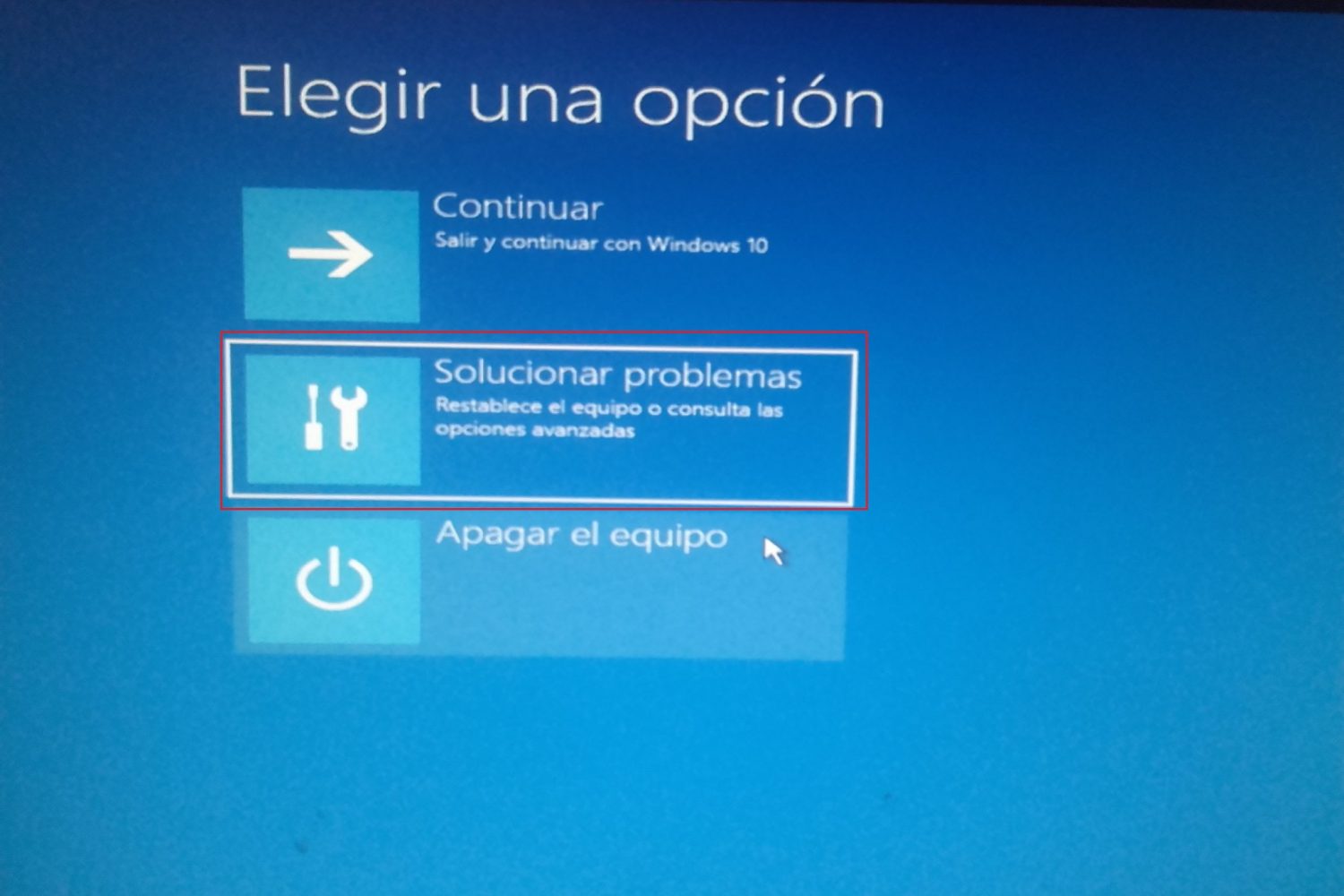 reiniciar en modo seguro en Windows 10