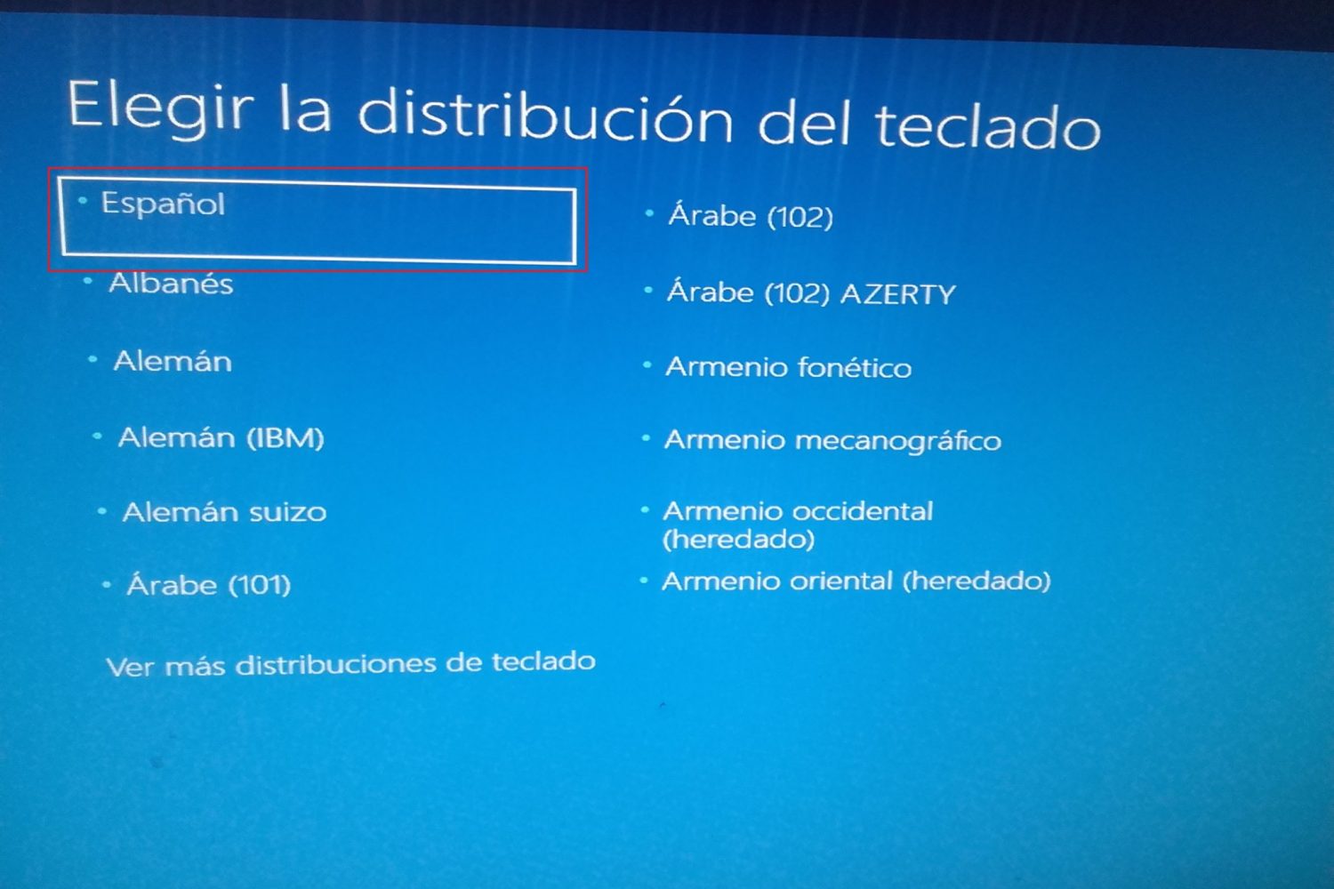 Windows 10 en modo seguro