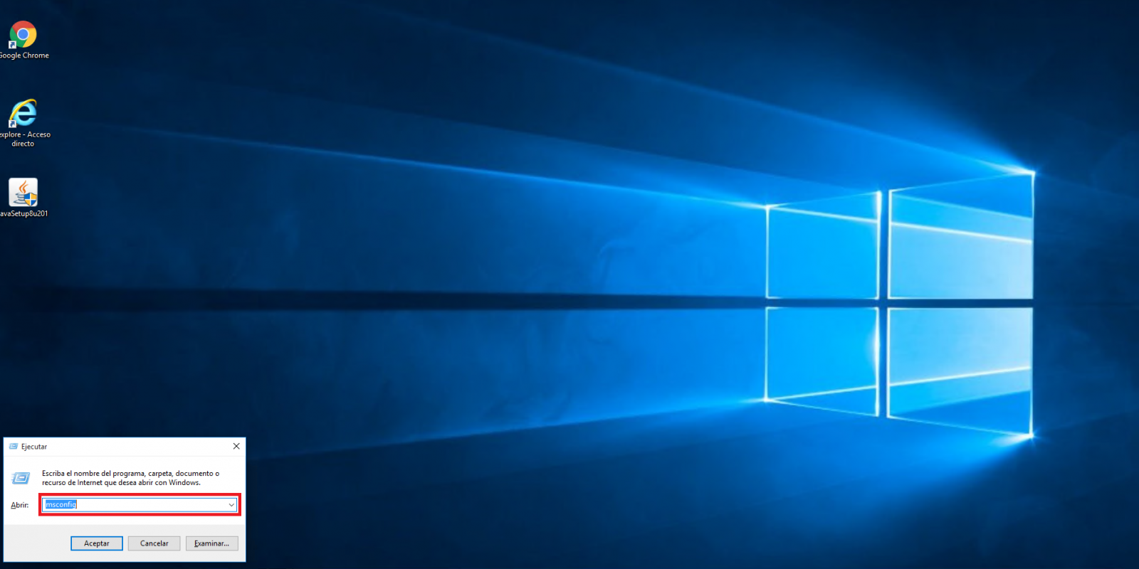 Windows 10 en modo seguro