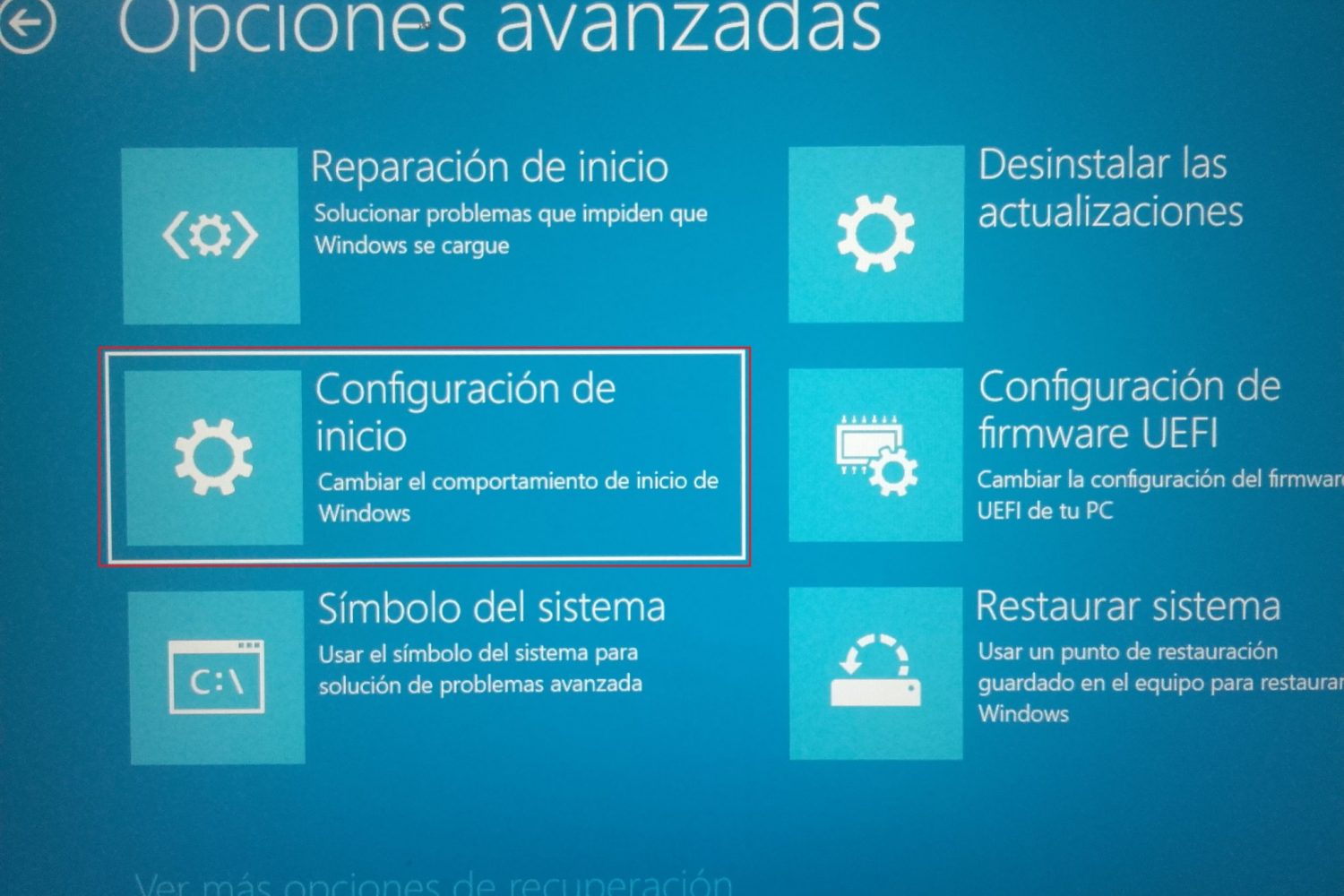 reiniciar en modo seguro en Windows 10