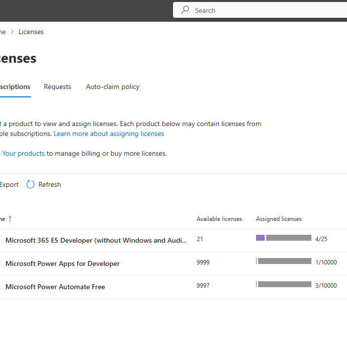 Asignación de licencias a usuarios por pertenencia a grupos