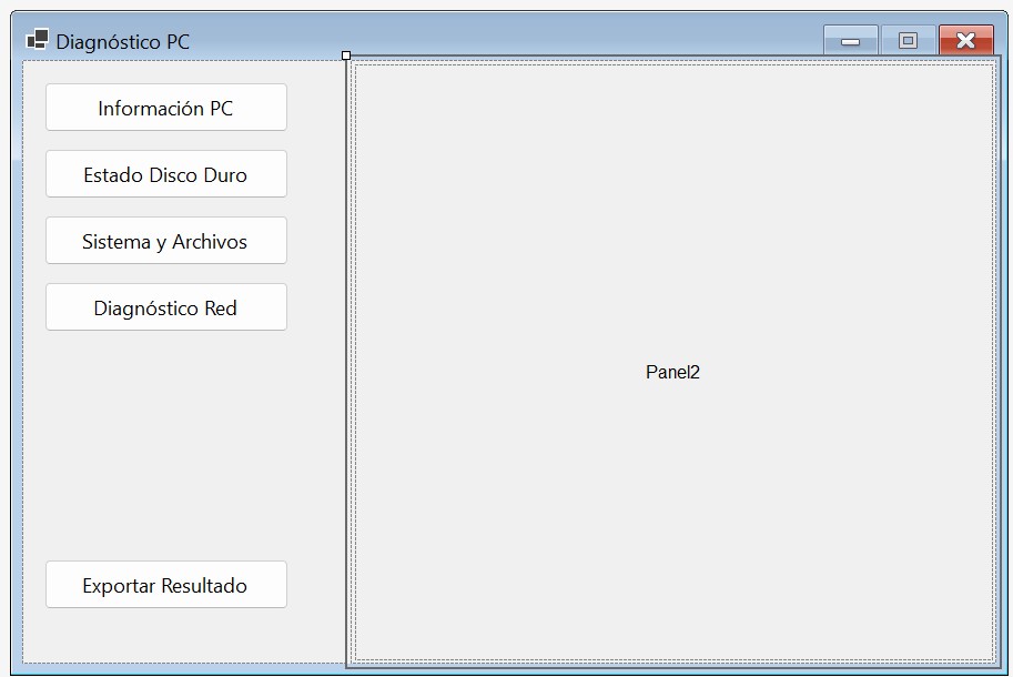 Windows Forms panel izquierdo Windows Forms panel izquierdo